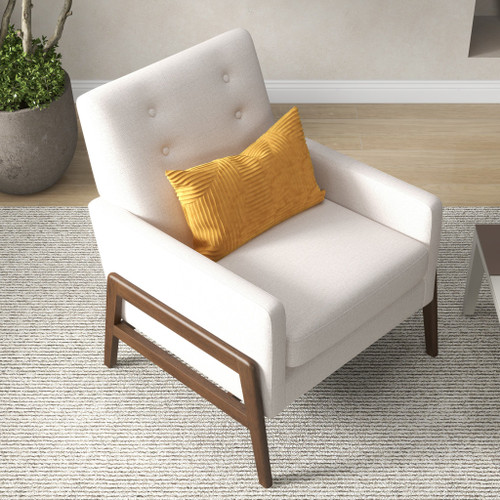 Stella Lounge Chair - Beige | KM Home Furniture and Mattress Store | Houston TX | Best Furniture stores in Houston