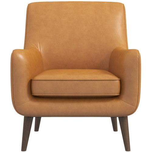 Lexi Leather Lounge Chair - Tan Leather | KM Home Furniture and Mattress Store | Houston TX | Best Furniture stores in Houston