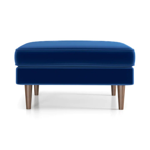 Fordham Ottoman (Blue Velvet) | KM Home Furniture and Mattress Store | Houston TX | Best Furniture stores in Houston
