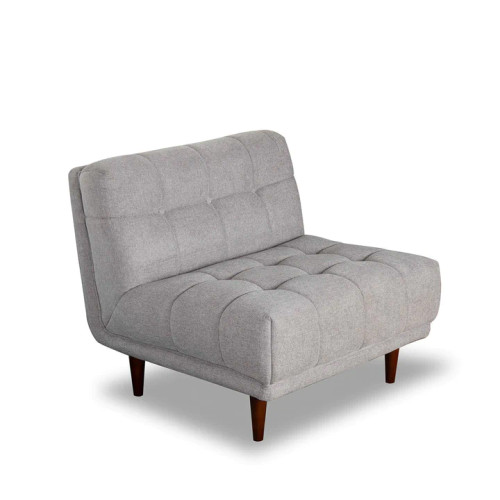 Kano Armless Lounge Chair - Light Gray | KM Home Furniture and Mattress Store | Houston TX | Best Furniture stores in Houston