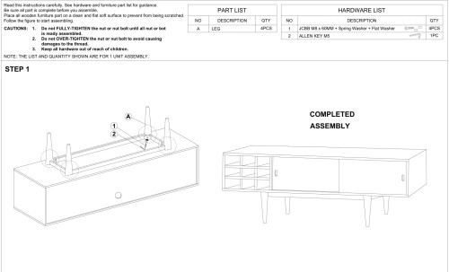 Robinson Credenza TV Stand Side Board | KM Home Furniture and Mattress Store | Houston TX | Best Furniture stores in Houston