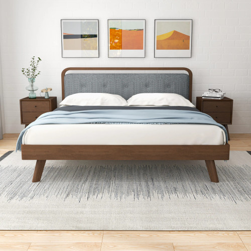 Modern Divani King Size Platform Bed  | KM Home Furniture and Mattress Store | Houston TX | Best Furniture stores in Houston