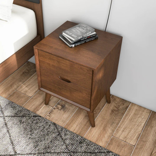 Grace Night Stand - Walnut | KM Home Furniture and Mattress Store | Houston TX | Best Furniture stores in Houston