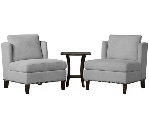 Thomasville Arlo 3-piece Fabric Chair & Accent Table Set