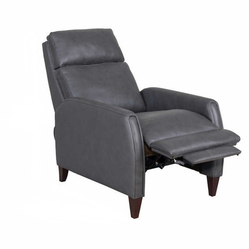 Leather Pushback Recliner