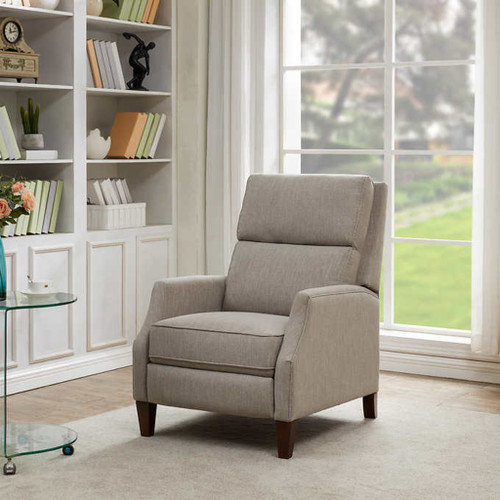 Tiegan Fabric Pushback Recliner - KM Home Furniture & Mattress Store