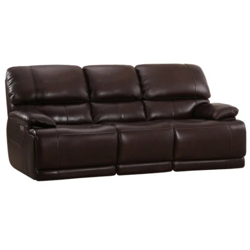 Leather Power Reclining sofa with Power Headrest Item 2000226