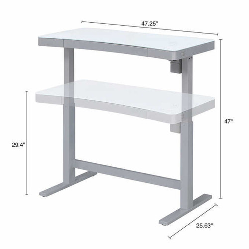 47" Adjustable Height Desk