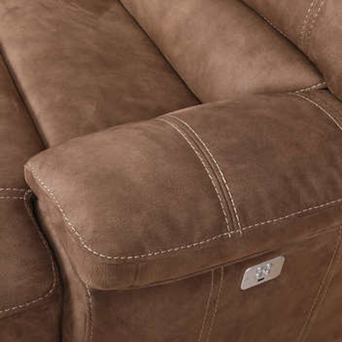 Petaluma Fabric Power Reclining Sectional with Chaise