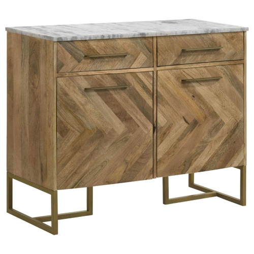 Keaton - Accent Cabinet With Geometric Patterrn