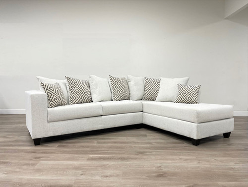 L Shaped Sectional Moderna in Fabric by Happy Homes HH-110