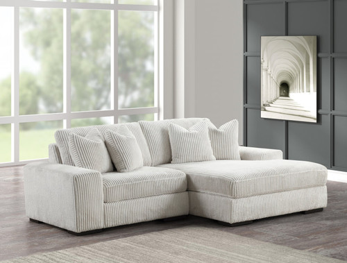 Sunday Beige Sectional by Happy Homes