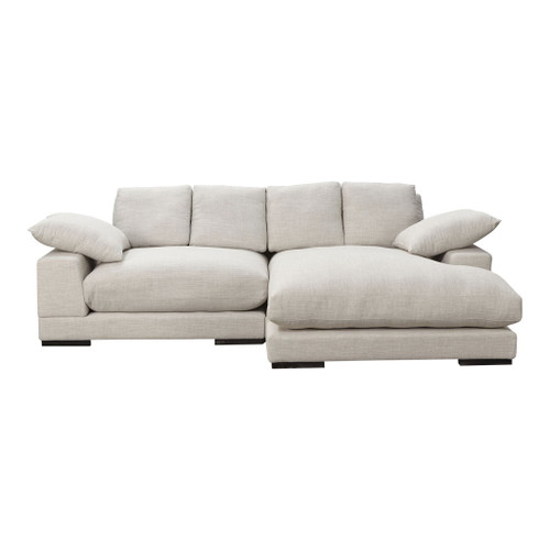 Plunge - Sectional - Beige - Fabric