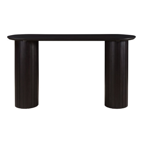 Povera - Acacia Wood Console Table - Black