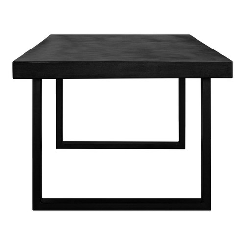 Jedrik - Outdoor Dining Table Large - Black - Concrete