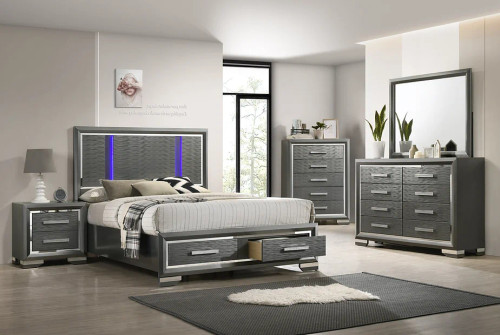 Maisy Bedroom Set in Gray NEI-2200 by New Era Innovations