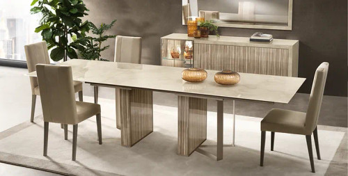 Luce Dining Room Set in Brown NEI-Luce by New Era Innovations