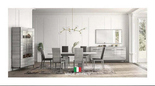 Mia Dining Room Set in Gray NEI-Mia by New Era Innovations