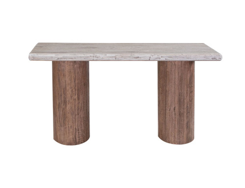 Sahara - Sofa Table - Light Cream / Brown Caramel