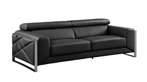 Giorgio Sofa and Loveseat Set in Leather Giorgio Sofa and Loveseat Set in Leather