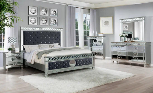 Bella Bedroom Set in Gray NEI-B1852-Gray by New Era Innovations