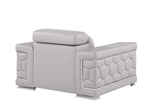 296 - Genuine Leather Chair