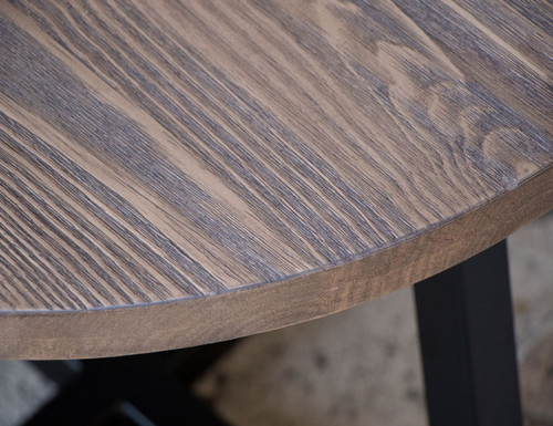 Choiba - End Table - Brown Finish