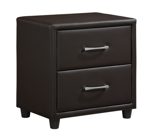 2220DBR Night Stand Angle Homelegance