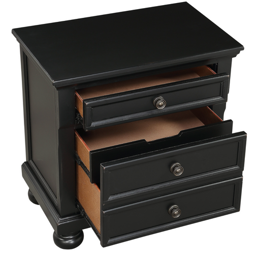 Night Stand Laurelin Collection Black