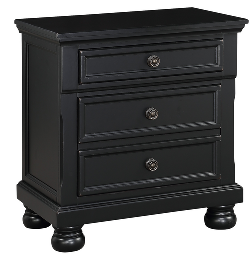 Night Stand Laurelin Collection Black