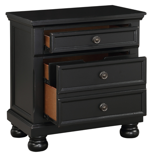 Night Stand Laurelin Collection Black