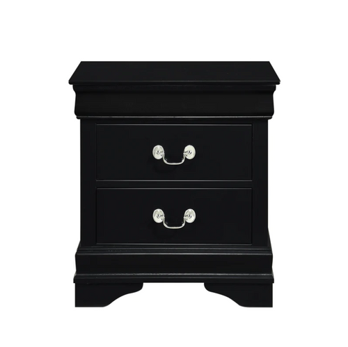 2147BK Nighstand Mayville Collection Black by Homelegance