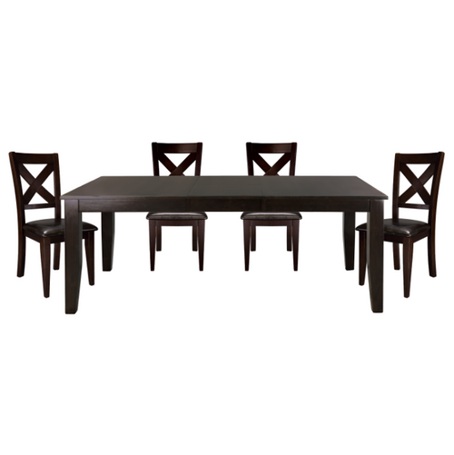 1372-78-Set Dining Room Set Crown Pointe Brown Collection by Homelegance