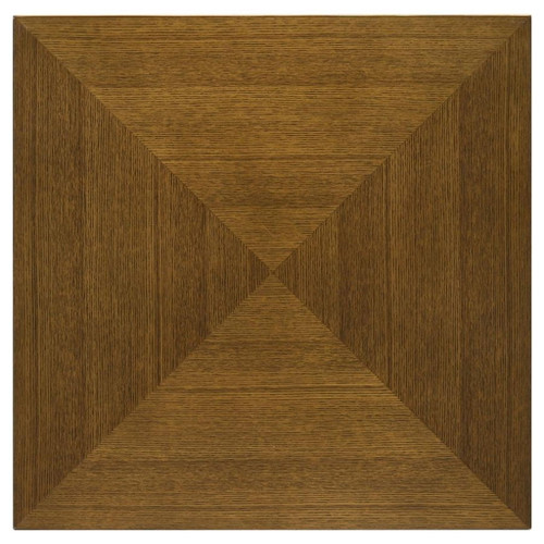 Westerly - Square Wood End Table With Diamond Parquet - Walnut