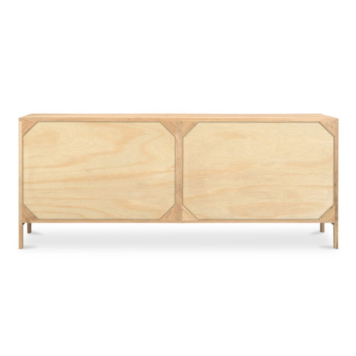 Teeda - 4 Door Sideboard - Light Brown