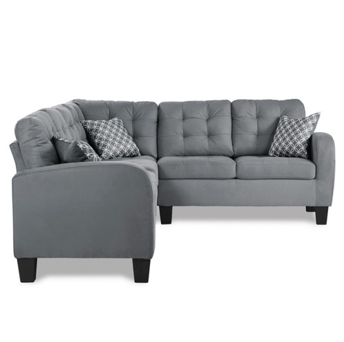 8202GRY Sinclair Sectional Homelegance