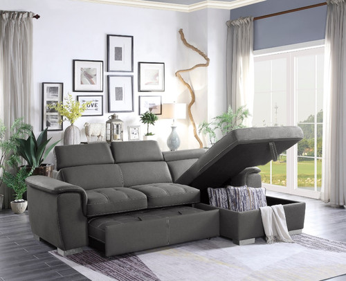 8228GY Ferriday Sectional Homelegance