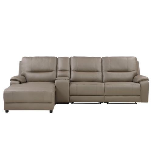 9429TP-4L Legrande Reclining Sectional Chaise in Leather Homelegance