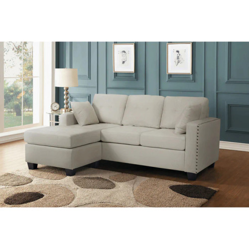 SH3218GRY-3SC Boone Sectional Homelegance