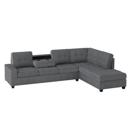 9507DGY Maston Sectional Homelegance