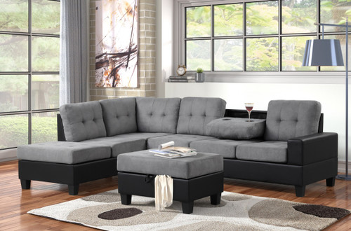 SH3220GRP Arthur Sectional Homelegance