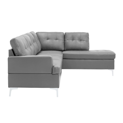 SH8378GRY Barrington Sectional Homelegance