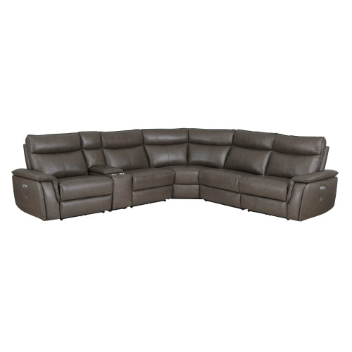 8259RFDB Maroni Reclining Sectional Homelegance