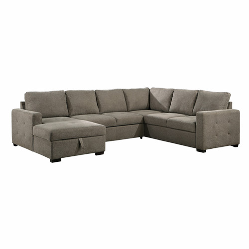 9206BR*3LC3R Elton Sectional  Homelegance