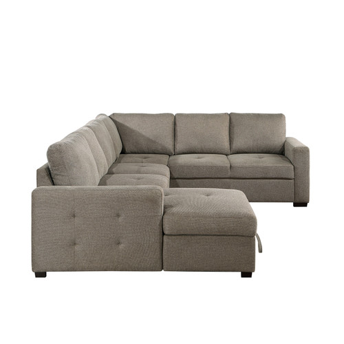 9206BR*3LC3R Elton Sectional  Homelegance