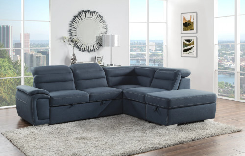 8277NBU Platina Sectional Homelegance