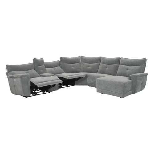 9509DG Tesoro Reclining Sectional in Fabric RAF