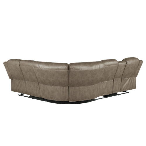 9479 Centeroak Reclining Sectional Homelegance