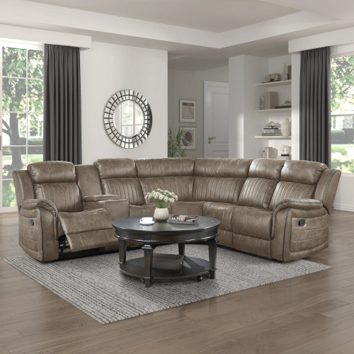 9479 Centeroak Reclining Sectional Homelegance