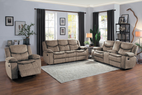 8230FBR Bastrop Reclining Set Homelegance